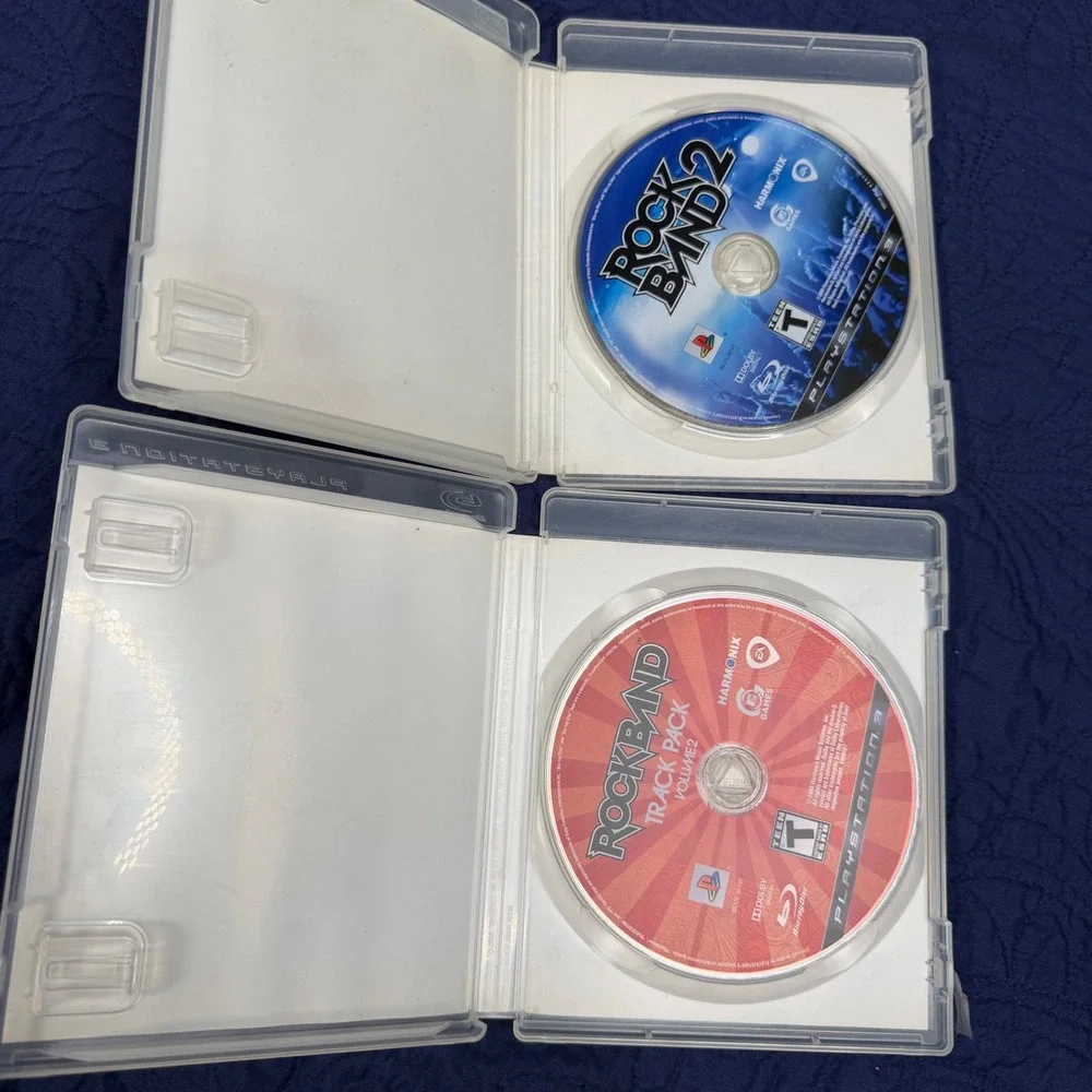 Rock Band 2 & Rock Band Track Pack Volume 2 Bundle PS3 PlayStation 3 Games